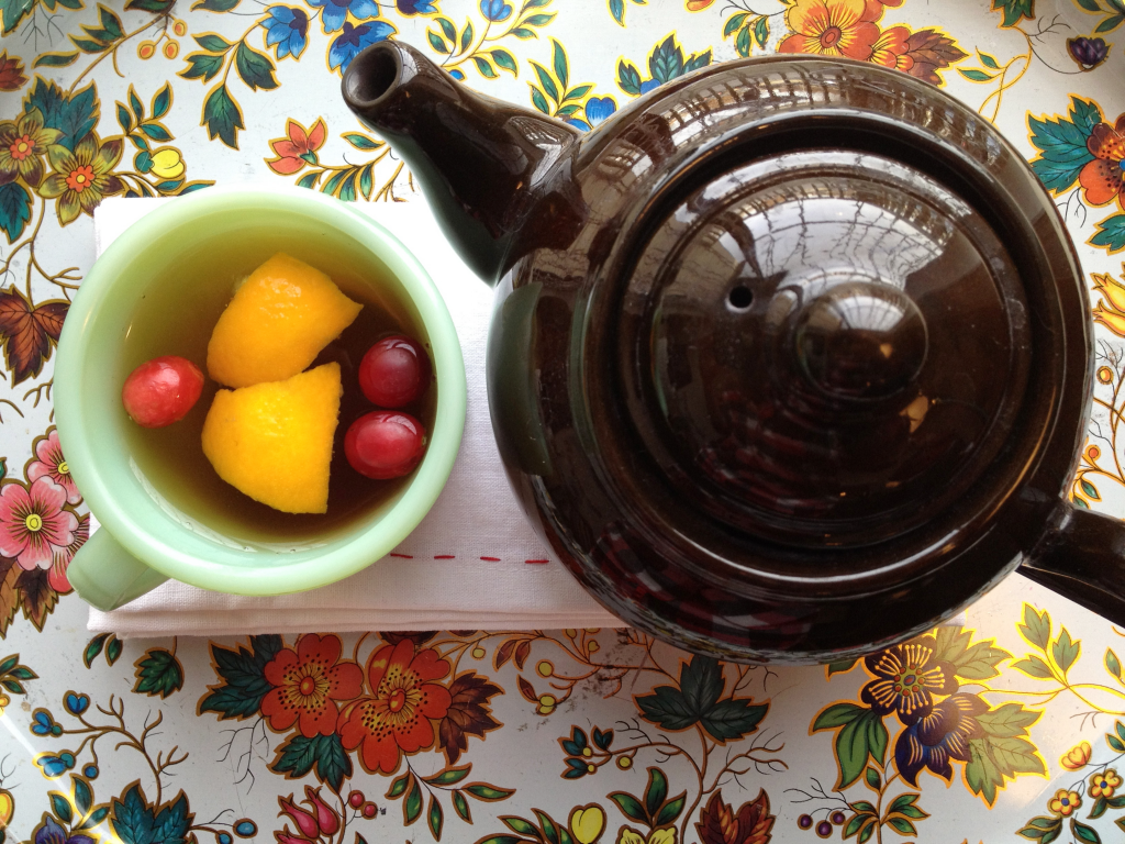 cranberry & clementine tea Goodbye Bernadette