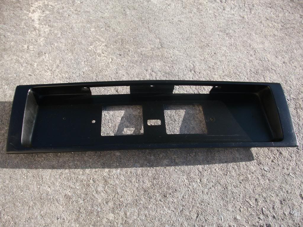 FS. Mk3 Jetta Euro Number Plate Tub