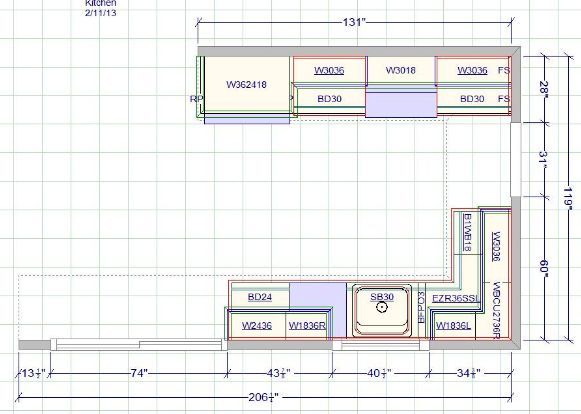 Design My Kitchen Cabinet Layout