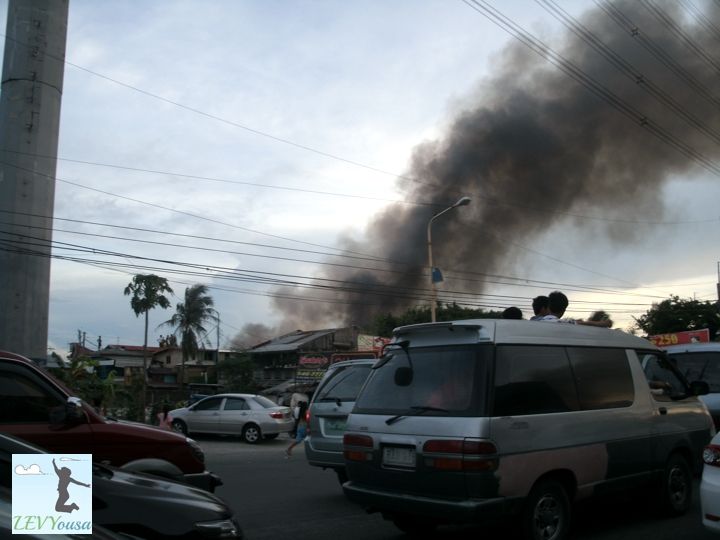 house on fire