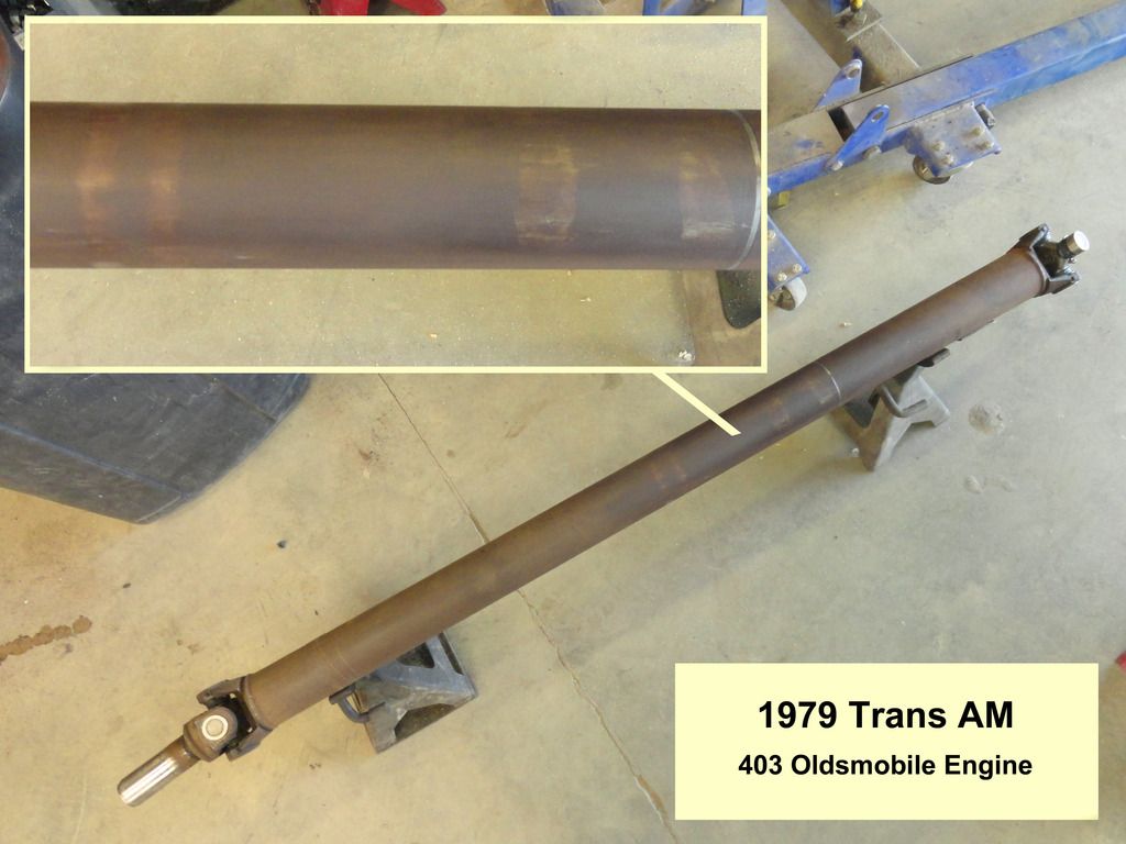 Inspection marks on a drive shaft?