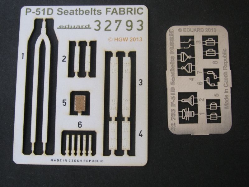 Photoetches Eduard – P-51D Seatbelt Fabric (32793)