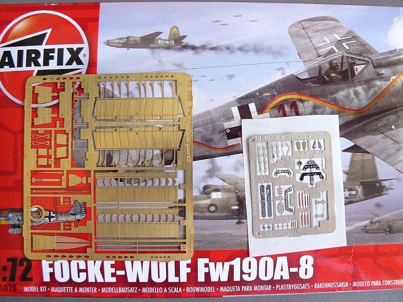 Acessórios Eduard para o Fw190 A-8 1/72 Aifix
