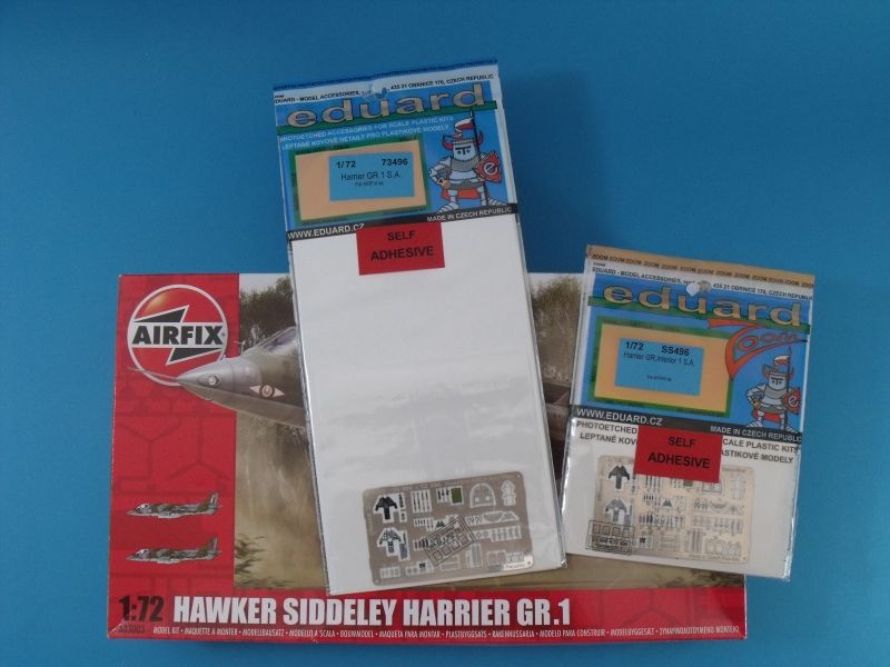 PE Eduard para kit Harrier Gr1 Airfix 1/72