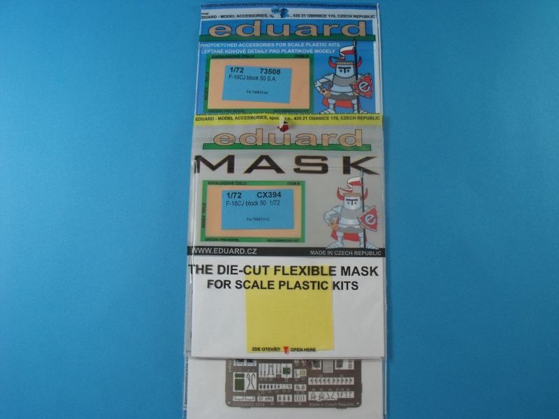 PE Eduard e Máscara para pintura do F-16CJ Block 50 Tamiya 1/72
