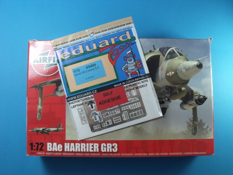 PE Eduard para kit Harrier Gr3 Airfix 1/72
