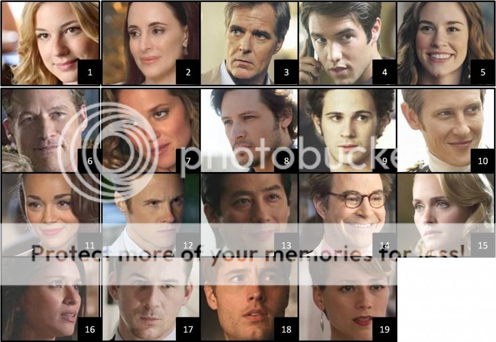 Revenge Characters by Picture Quiz - By ELLLIEE